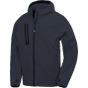 Result 3-layer recycled printable casual hooded softshell navy/navy