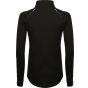 Tombo Ladies' long sleeved 1/4 zip top black