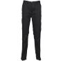 Henbury Ladies' 65/35 flat front chino black