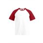 Promodoro Men´s Raglan T white/red