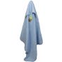 A&R Serviette à capuche pour bébé PRINT-Me® Light blue