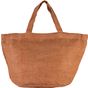 kimood Sac cabas en toile de jute teint 100% naturel natural/saffron