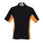kustom kit Gamegear Track Polo - black/orange/white - XL