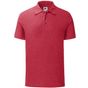 fruit of the loom Iconic Polo - rouge_chine - L