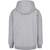 Build Your Brand Oversized Cut On Sleeve Hoody grey