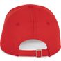 K-up Casquette en coton et polyester recyclés K-loop tracking-  6 panneaux red