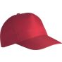 K-up Casquette polyester - 5 panneaux red