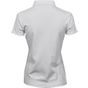 tee jays Women's pima cotton polo white