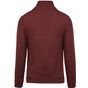 Kariban Sweat-shirt col zippé  wine