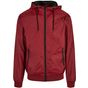 Build Your Brand Windrunner Jacket burgundy/black