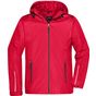 James&Nicholson Men´s 3-in-1-Jacket red/black