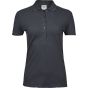 Tee Jays Women's Luxury Stretch Polo dark_grey