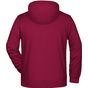 James&Nicholson Men´s Zip-Hoody wine