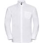 Russell Collection Men’s long sleeve classic ultimate non-iron shirt - white - L