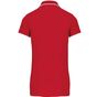 Kariban Polo maille piquée manches courtes femme red/white/navy