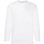 fruit of the loom Valueweight Long Sleeve T white