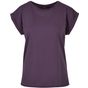 Build Your Brand Ladies Extended Shoulder Tee purple_night