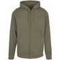 Build Your Brand Basic Basic Zip Hoody olive