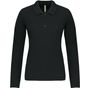 Kariban Polo piqué manches longues femme  black