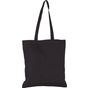 Kimood Sac shopping en coton canvas noir