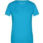 James&Nicholson Ladies' Heather T-Shirt turquoise_melange