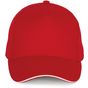 K-up Casquette - 5 panneaux red/white