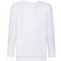 fruit of the loom Classic Set-In Sweat Kids white