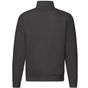 fruit of the loom Premium Zip Neck Raglan Sweat noir