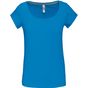 Kariban t-shirt col bateau manches courtes femme tropical_blue
