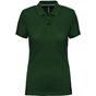 WK Designed To Work polo manches courtes Femme forest_green