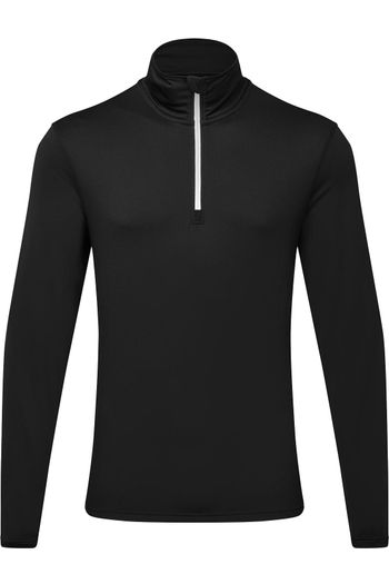 Top en tissu gratté recyclé ¼ de Zip et à manches longues Tridri®