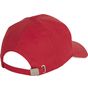 K-up Casquette en coton biologique à sandwich contrasté - 6 panneaux hibiscus_red/ivory