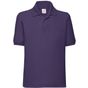 fruit of the loom 65/35 Polo Kids purple