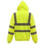 Yoko Sweat-shirt zippé capuche hi_vis_yellow
