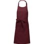 Kariban Tablier polycoton avec poche wine