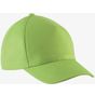 k-up Casquette enfant en coton - 5 panneaux - lime - taille_unique