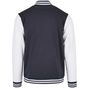 Build Your Brand Basic Basic College Jacket navy/white