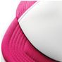 Beechfield Casquette américaine vintage junior fuchsia/white