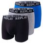 Replay Underwear & Socks Boxers 3 pack Basic black/grey_melange/turquoise