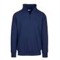 Vesti Sweat col zippé blue