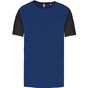 ProAct Maillot manches courtes bicolore adulte dark_royal_blue/black