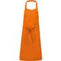 Kariban Tablier polycoton sans poche orange