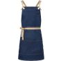 karlowsky Denim Bib Apron Urban-Style 100% Cotton Denim blue