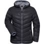 James&Nicholson Ladies' Down Jacket black/grey