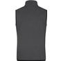 James&Nicholson Men´s Fleece Vest dark_melange/black