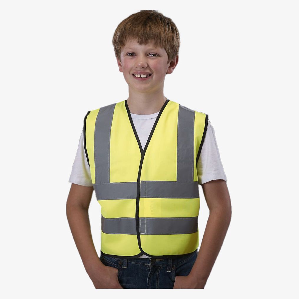 Kids Hi Vis 2 Band & Brace Waistcoat yoko