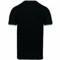 Kariban T-shirt maille piquée col V homme black/light_grey/white