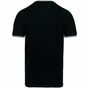 kariban T-shirt maille piquée col V homme black/light_grey/white