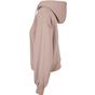 Build Your Brand Ladies Organic Oversized Hoody dusk_rose