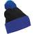 Beechfield Bonnet bicolore Snowstar® black/bright_royal